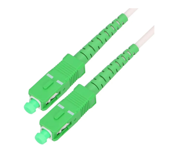 ExtraLink SC/APC-SC/APC Patchcord Jednomodowy Simplex G.657A2 3mm 25m - 1543785 - zdjęcie
